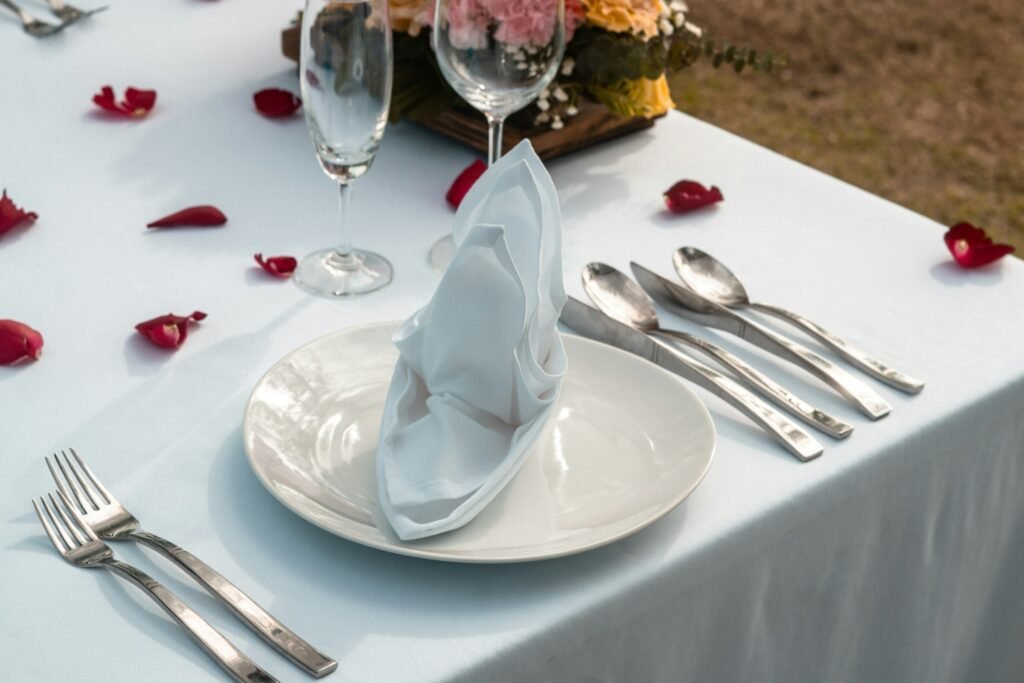 Table set for dinner